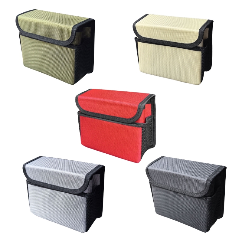 Waterproof Car Trash Can With Lid - Tas Penyimpanan Kursi Belakang Tempat Sampah