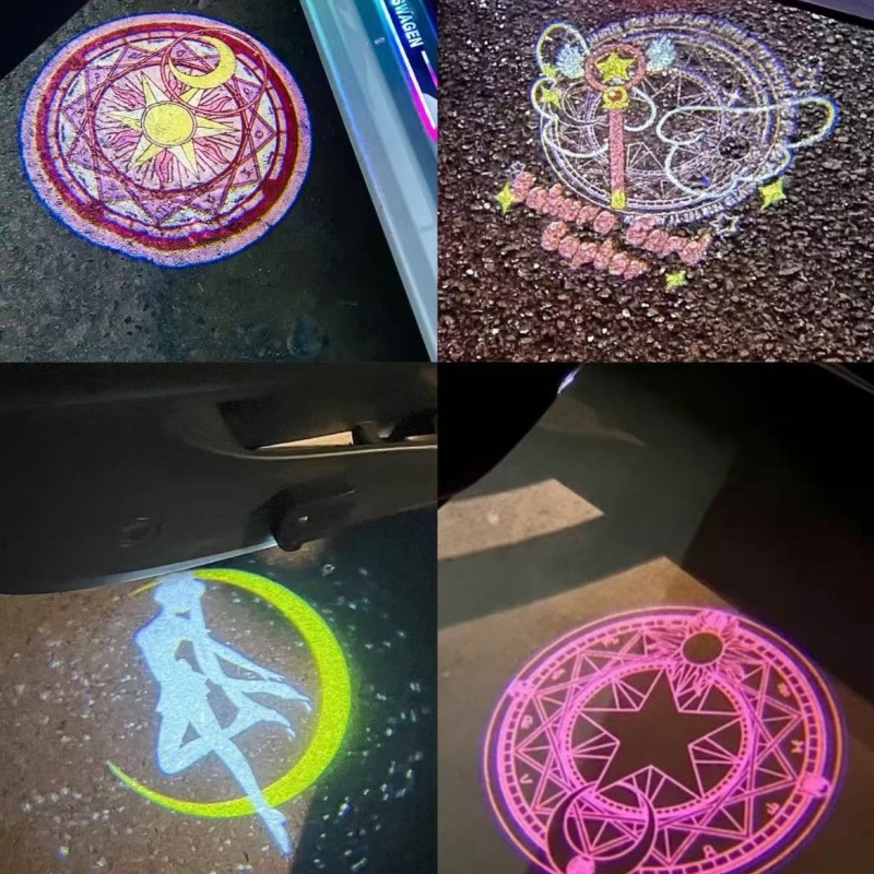 Motorcycle Parts - Lampu Proyektor Selamat Datang Mobil Anime