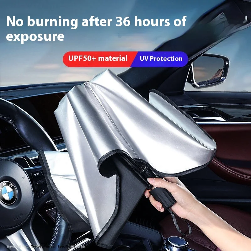Car Sunshade Windshield Umbrella Foldable - Payung Pelindung Matahari Kaca Depan Mobil,