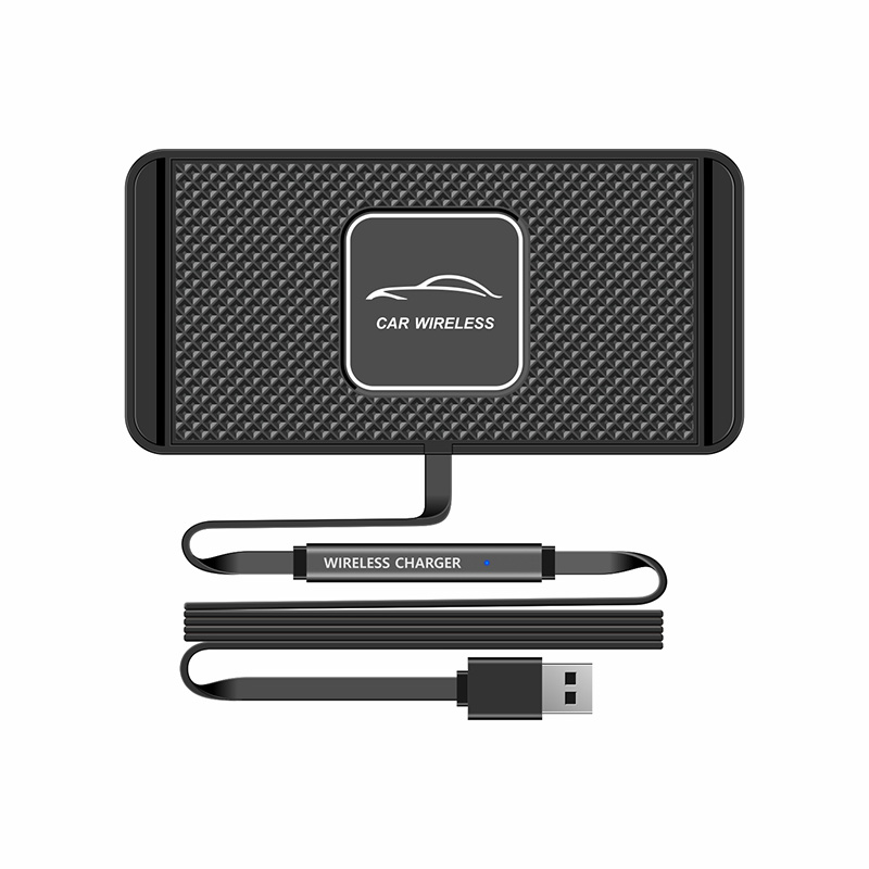 Wireless Car Charger Mount Fast Charging - Alas Pengisi Daya Nirkabel Mobil Silikon