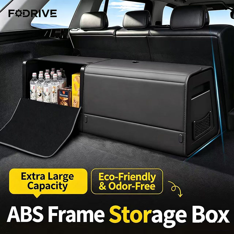 Car Trunk Organizer Foldable Storage Box - Kotak Penyimpanan Bagasi Mobil Kulit Nappa