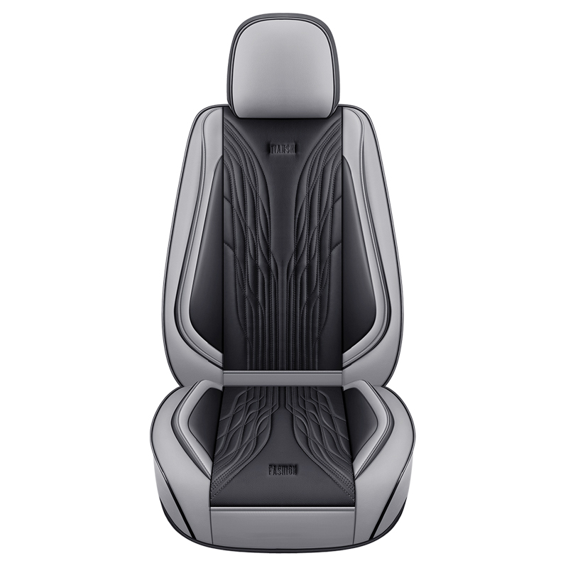 Leather Car Seat Covers Full Set Universal - Sarung Jok Mobil Kulit Mewah Desain