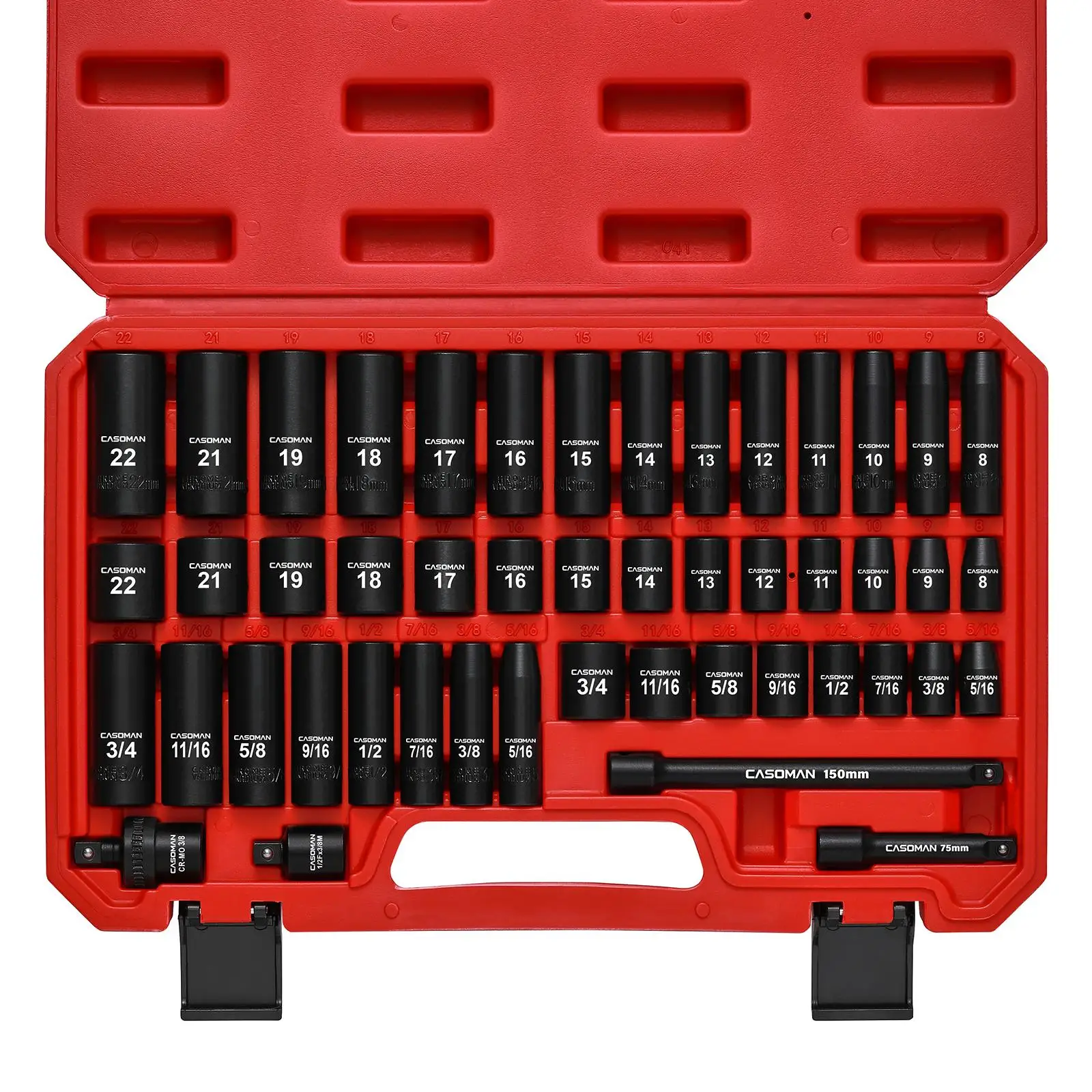 Auto Repair Tools - 49Pcs Set Soket Impact 3/8 Inch