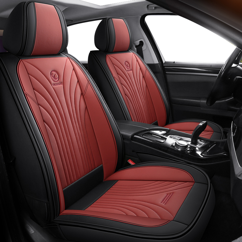 Leather Car Seat Covers Full Set Universal - Sarung Jok Mobil untuk Changan Cs35