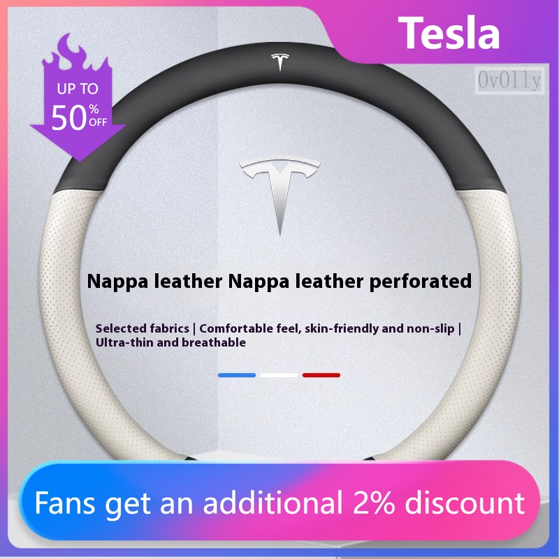 Car Steering Wheel Cover Anti Slip Breathable - Penutup Roda Kemudi Mobil Kulit Anti