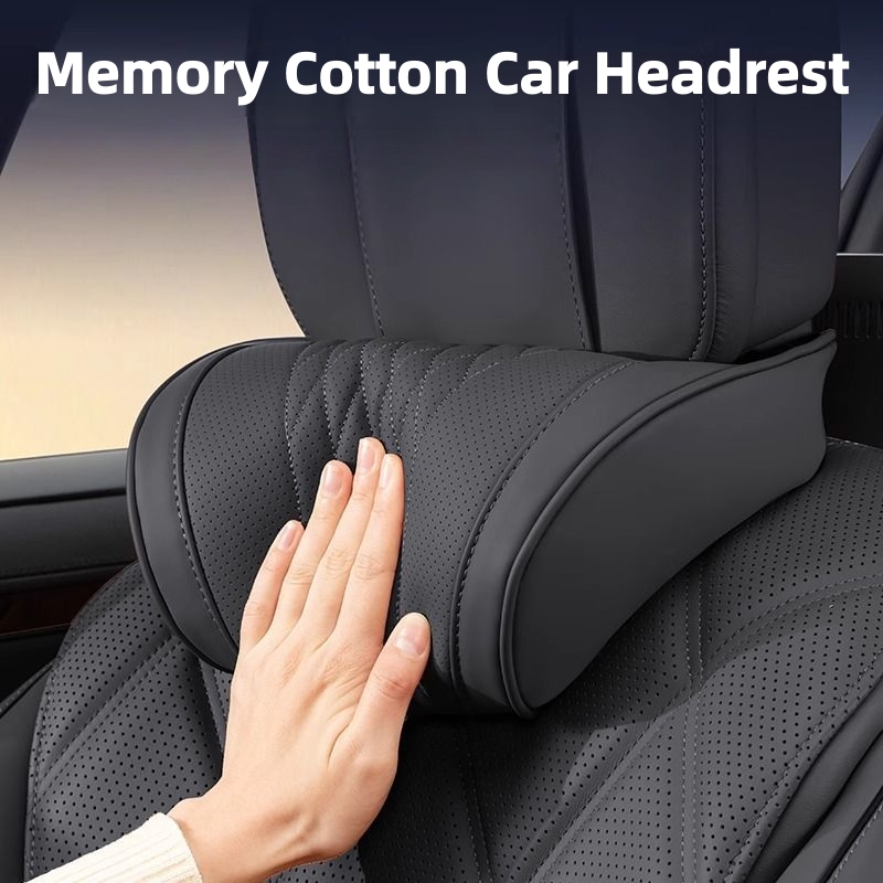 Memory Foam Car Neck Pillow Lumbar Support - Bantal Sandaran Kepala Mobil Busa Memori