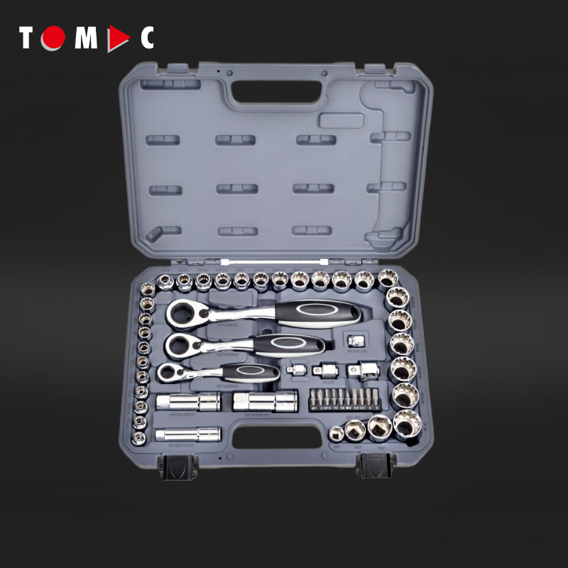 Auto Repair Tools - Set Perkakas Soket TOMAC 52pc Chrome