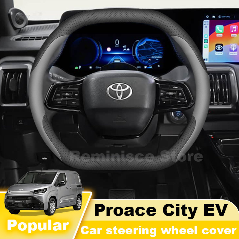 Car Steering Wheel Cover Anti Slip Breathable - Penutup Setir Mobil Kulit Nappa Untuk