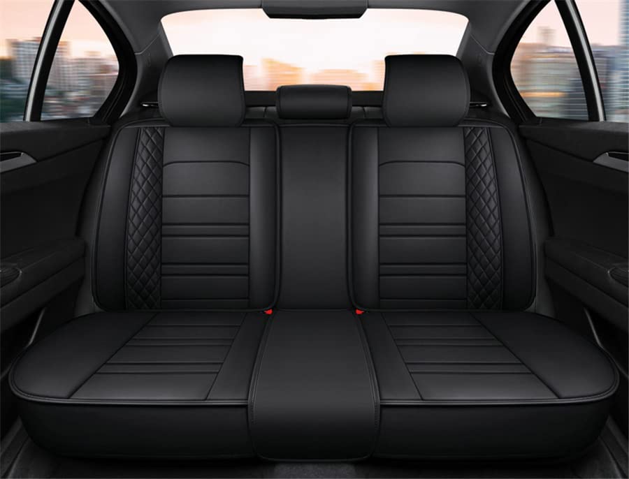 Leather Car Seat Covers Full Set Universal - Sarung Bantal Kursi Otomatis, Set Pelindung