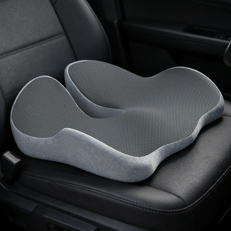 Memory Foam Car Neck Pillow Lumbar Support - Bantal Kursi Mobil Busa Memori Slow