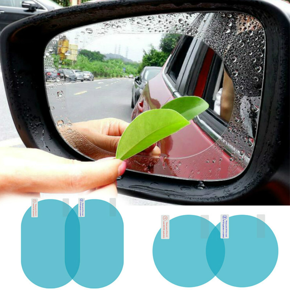 Anti Glare Car Rearview Mirror Film - Film Tahan Hujan untuk Kaca Spion