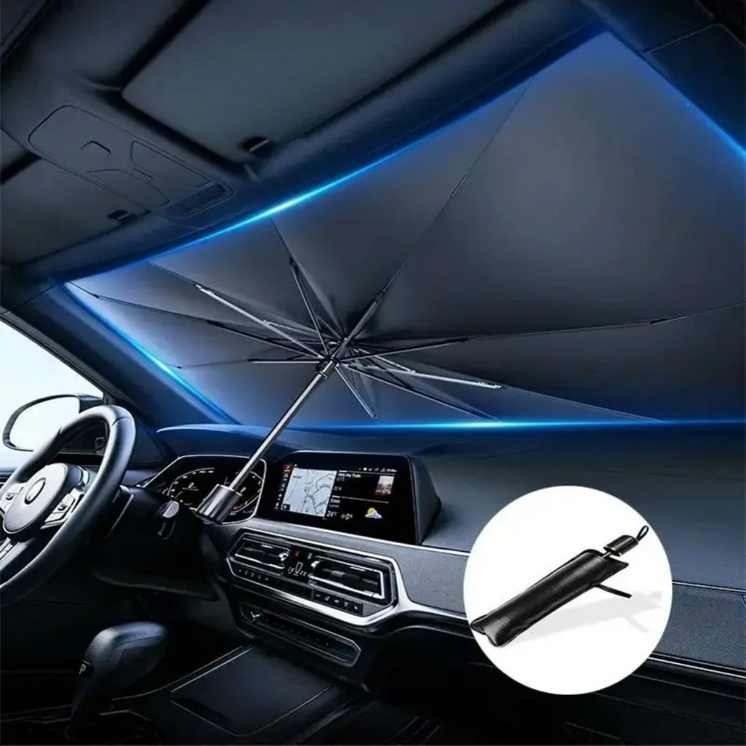 Payung Pelindung Matahari Kaca - Car Sunshade Windshield Umbrella Foldable ulasan dan harga