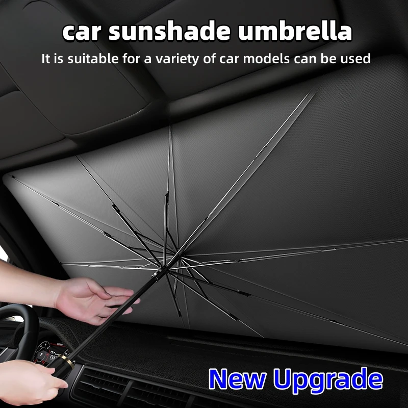 Penutup Depan Mobil Lipat Serb - Car Sunshade Windshield Umbrella Foldable ulasan dan harga