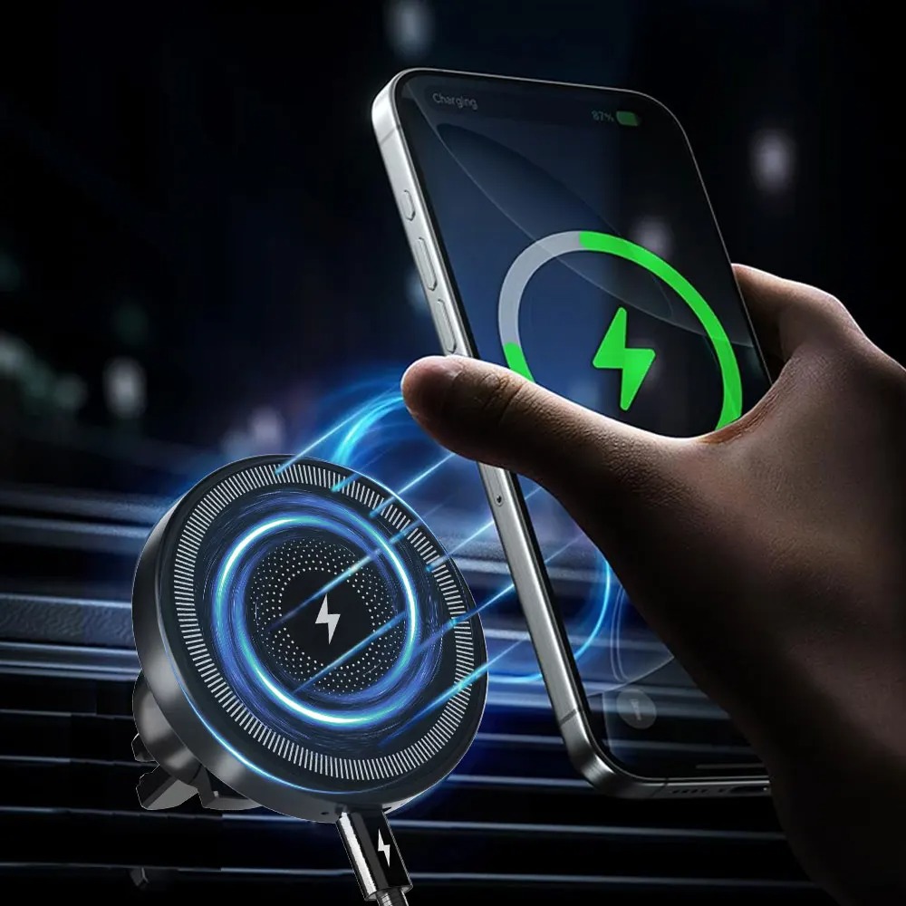 Pengisi Daya Mobil Nirkabel Ma - Wireless Car Charger Mount Fast Charging ulasan dan harga