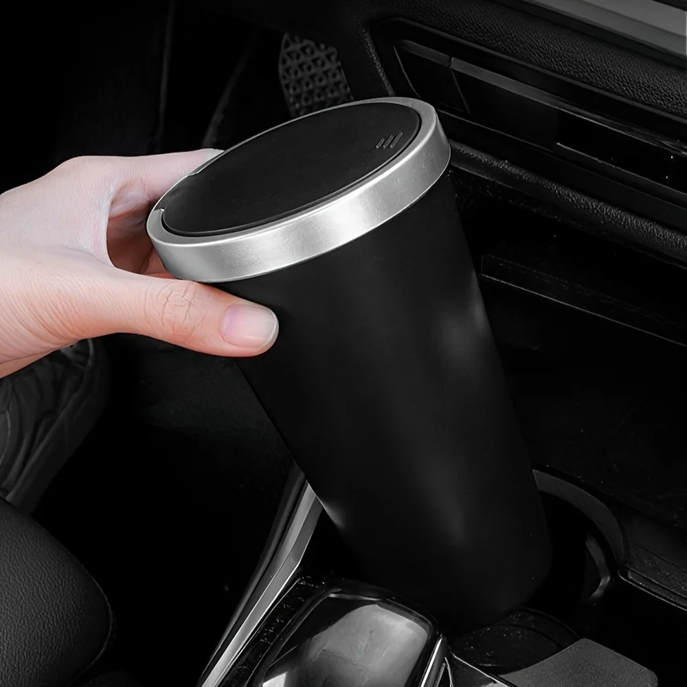 Untuk Tempat Cangkir Penyimpan - Waterproof Car Trash Can With Lid ulasan dan harga