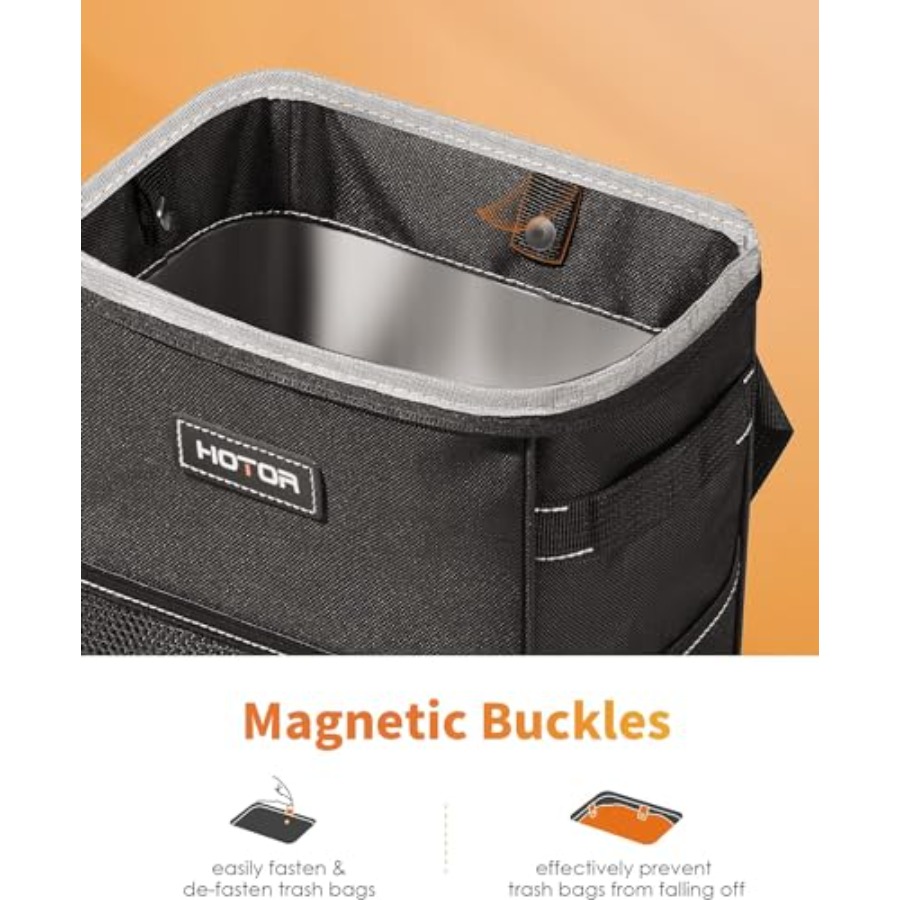 Tempat Sampah Mobil dengan Tut - Waterproof Car Trash Can With Lid ulasan dan harga