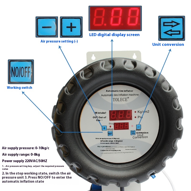 Pompa Pengisi Ban Mobil Otomat - Car Care ulasan dan harga