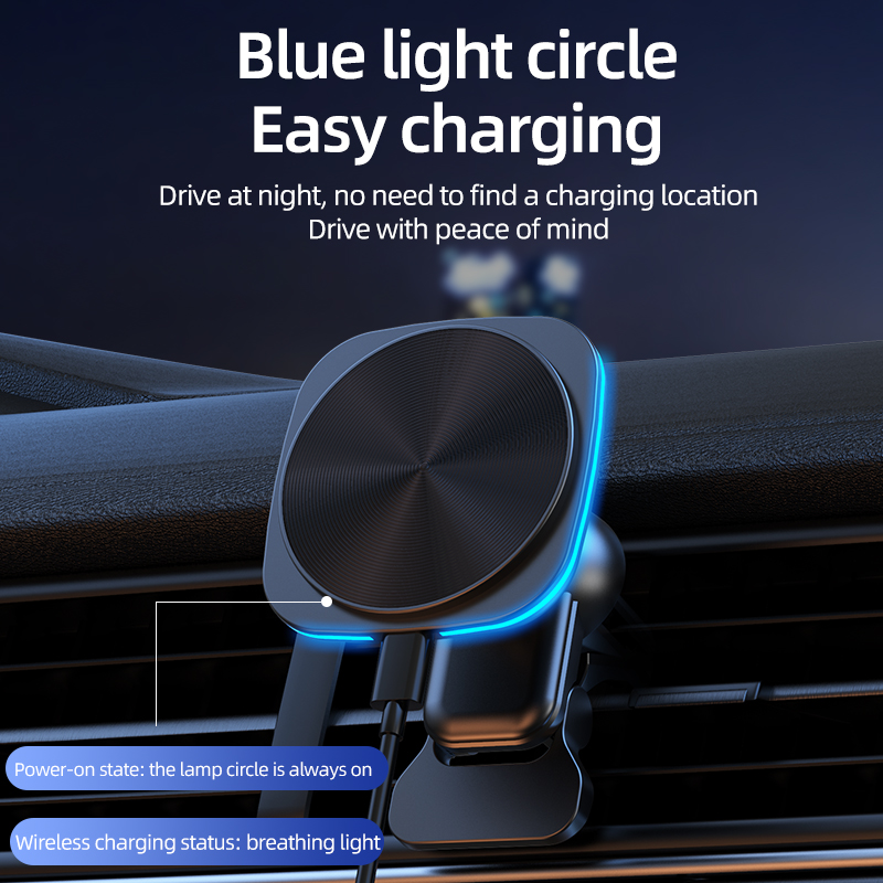Dudukan Pengisi Daya Nirkabel  - Magnetic Phone Holder For Car Vent ulasan dan harga