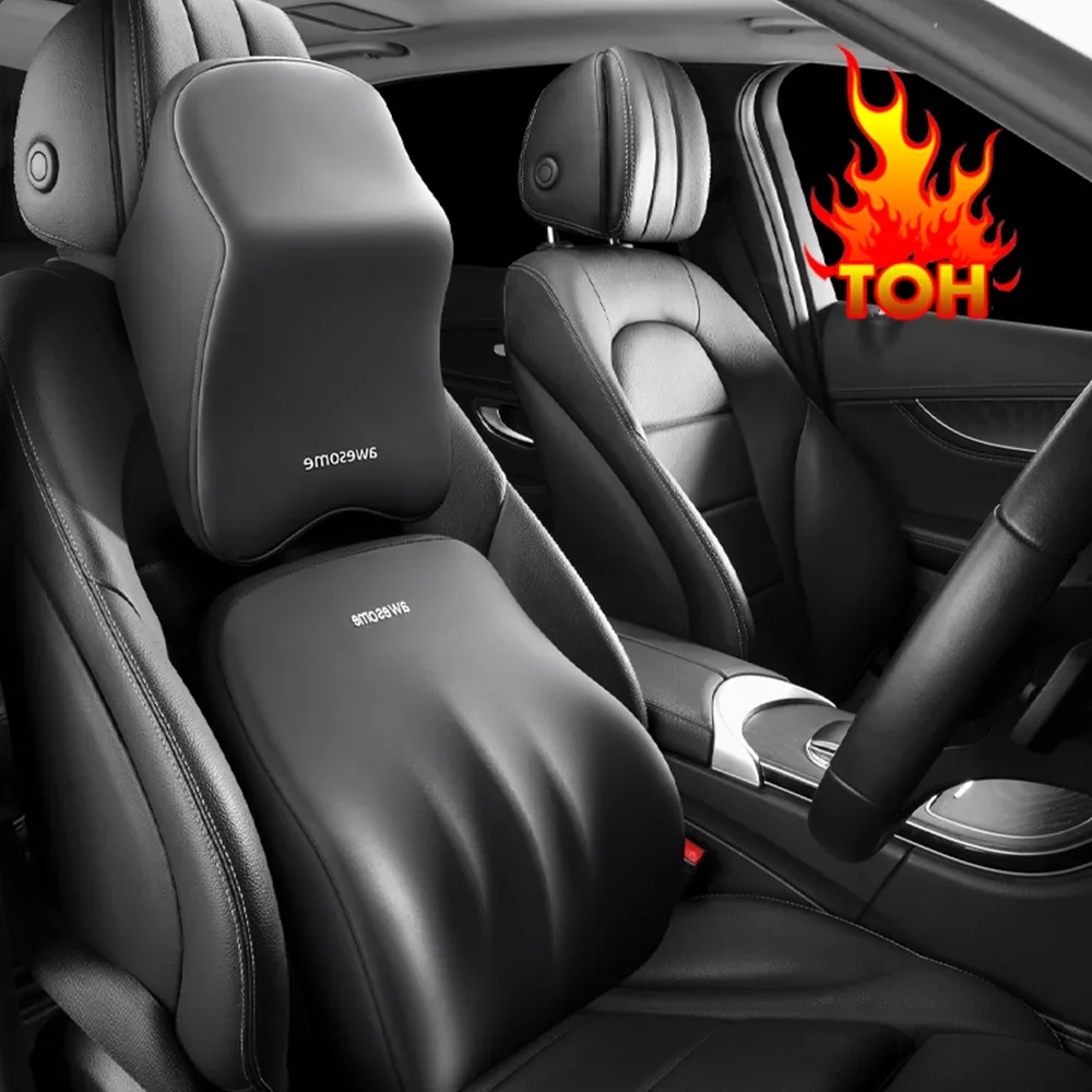 Bantal sandaran kepala Lumbar  - Memory Foam Car Neck Pillow Lumbar Support ulasan dan harga