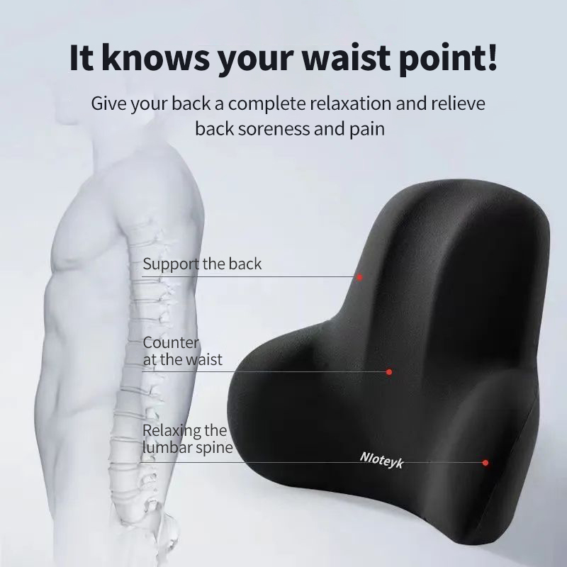 Bantalan leher mobil, bantalan - Memory Foam Car Neck Pillow Lumbar Support ulasan dan harga