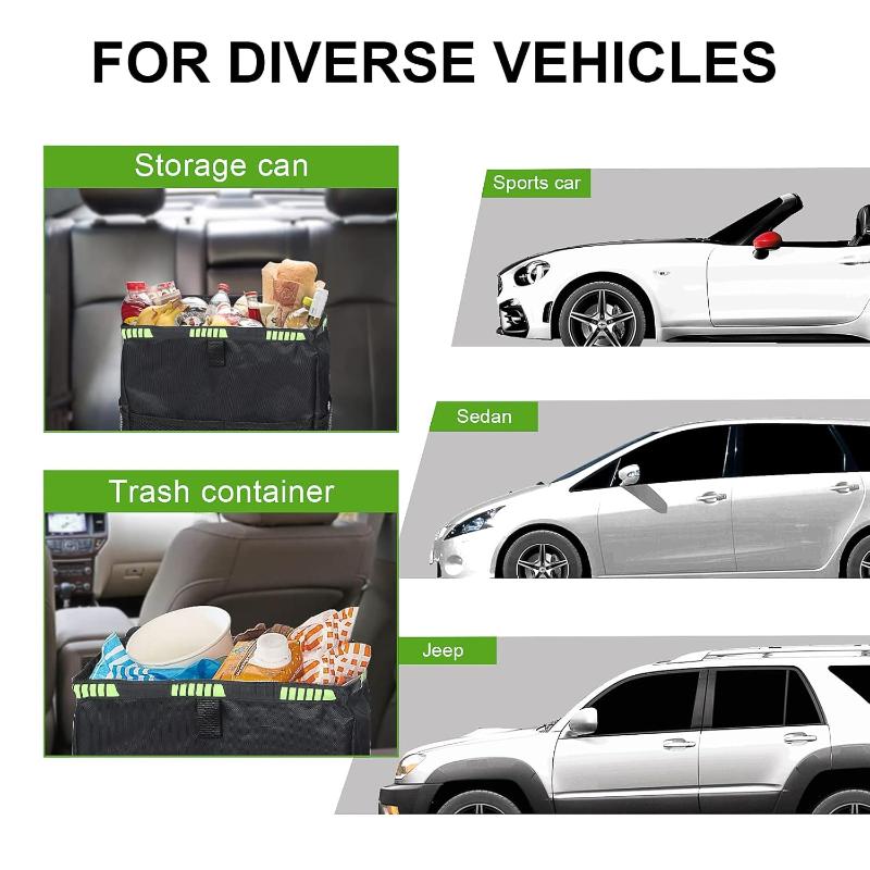 Tempat Sampah Mobil Lipat Deng - Waterproof Car Trash Can With Lid ulasan dan harga
