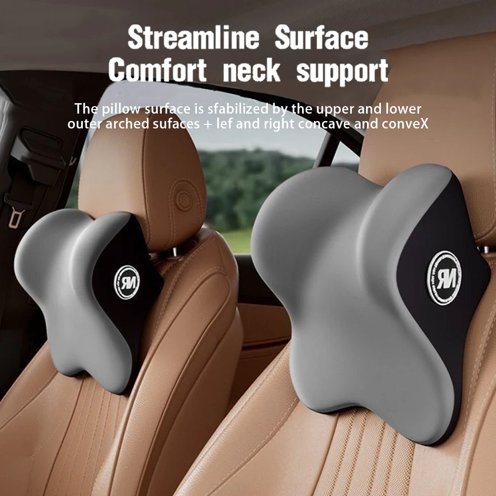 Set sandaran kepala busa memor - Memory Foam Car Neck Pillow Lumbar Support ulasan dan harga