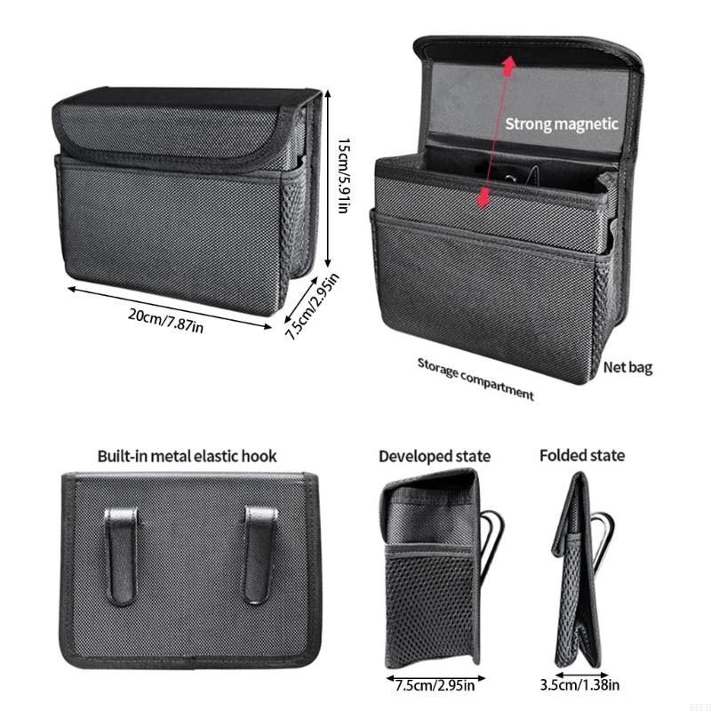 Tas Penyimpanan Kursi Belakang - Waterproof Car Trash Can With Lid ulasan dan harga