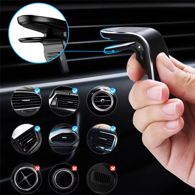 Penyangga Ponsel Magnetik untu - Magnetic Phone Holder For Car Vent ulasan dan harga