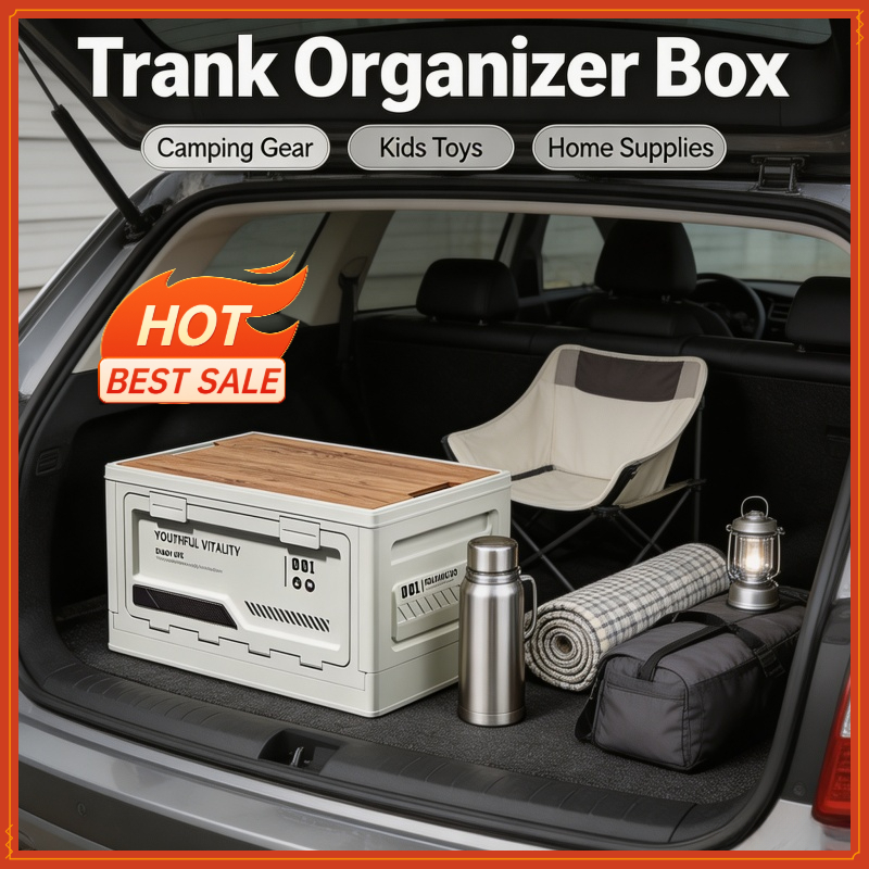 Kotak Penyimpanan Luar Ruangan - Car Trunk Organizer Foldable Storage Box ulasan dan harga