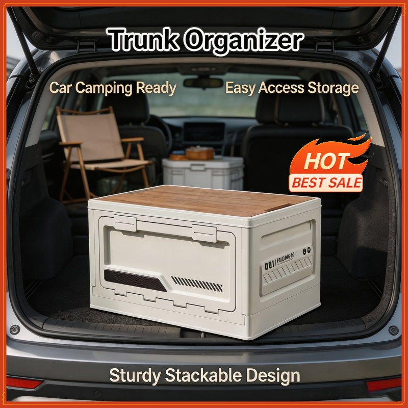 Kotak Penyimpanan Luar Ruangan - Car Trunk Organizer Foldable Storage Box ulasan dan harga
