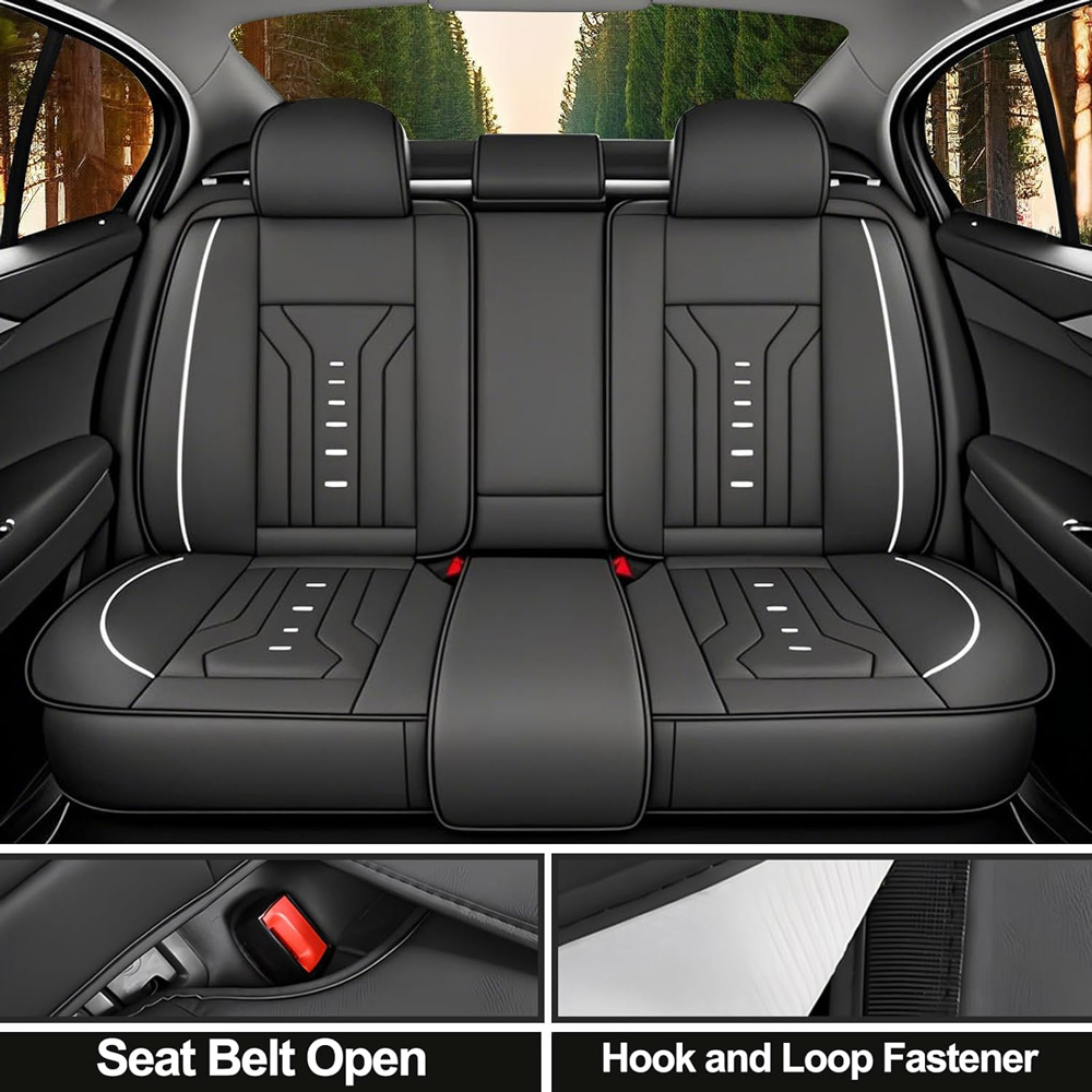Sarung Jok Mobil Kulit Univers - Leather Car Seat Covers Full Set Universal ulasan dan harga