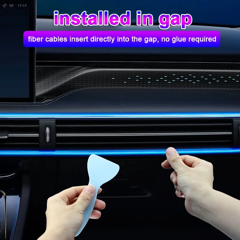 Lampu Strip LED Interior mobil - Led Ambient Interior Car Lights App Control ulasan dan harga