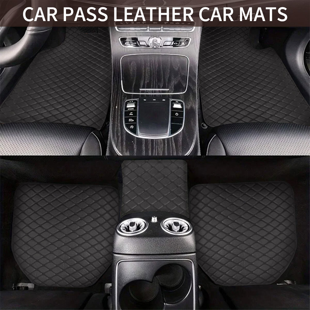 Universal 5Pcs Karpet Mobil Ku - Car Floor Mats Universal Waterproof Leather ulasan dan harga
