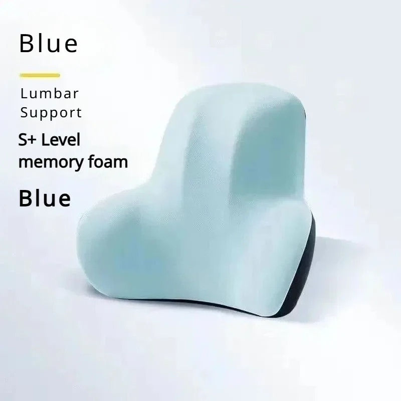 Bantal Penyangga Punggung Busa - Memory Foam Car Neck Pillow Lumbar Support ulasan dan harga