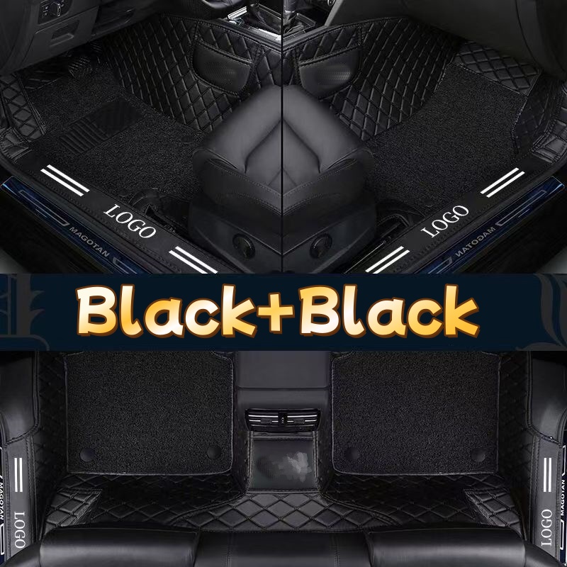 Karpet Mobil Kulit PVC Mewah T - Car Floor Mats Universal Waterproof Leather ulasan dan harga