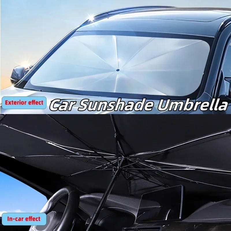 Payung Pelindung Kaca Depan Mo - Car Sunshade Windshield Umbrella Foldable ulasan dan harga