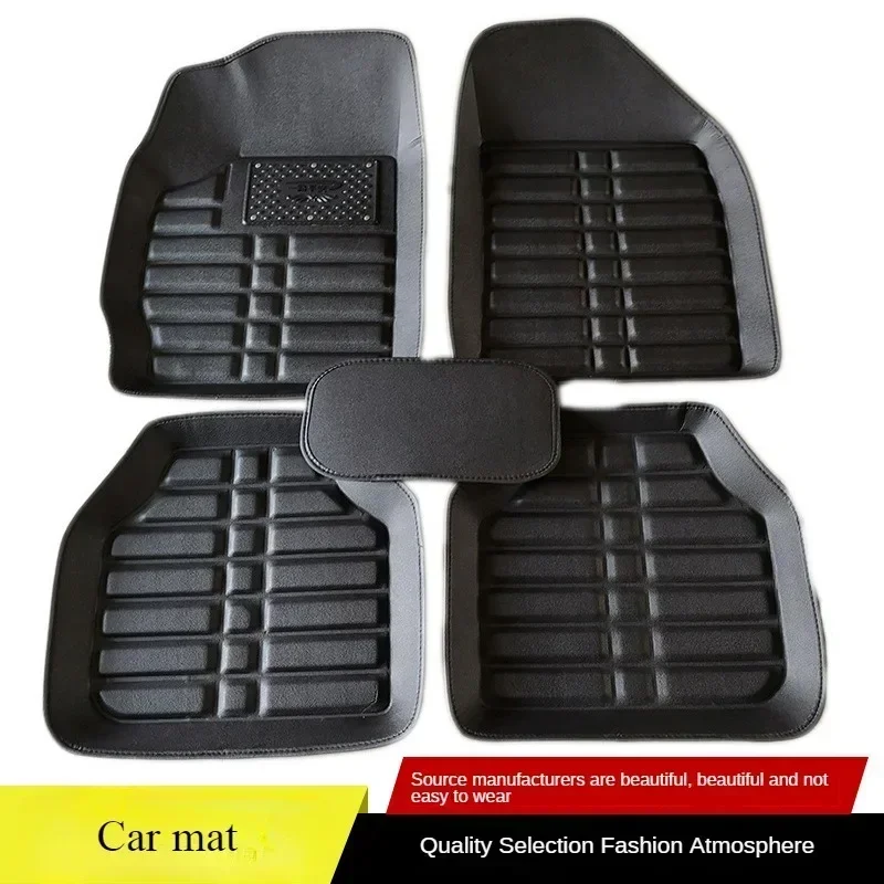 5 Buah Alas Kaki Mobil Tahan A - Car Floor Mats Universal Waterproof Leather ulasan dan harga