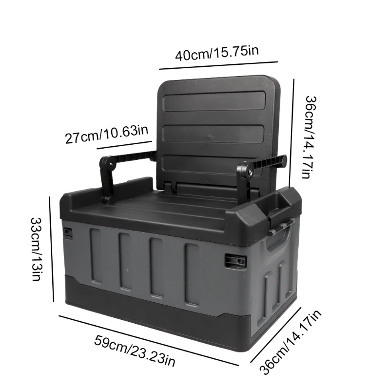 Kotak Penyimpanan Lipat Besar  - Car Trunk Organizer Foldable Storage Box ulasan dan harga