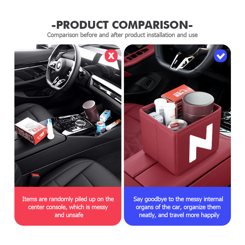 Tempat Sampah Mobil Tas Organi - Waterproof Car Trash Can With Lid ulasan dan harga