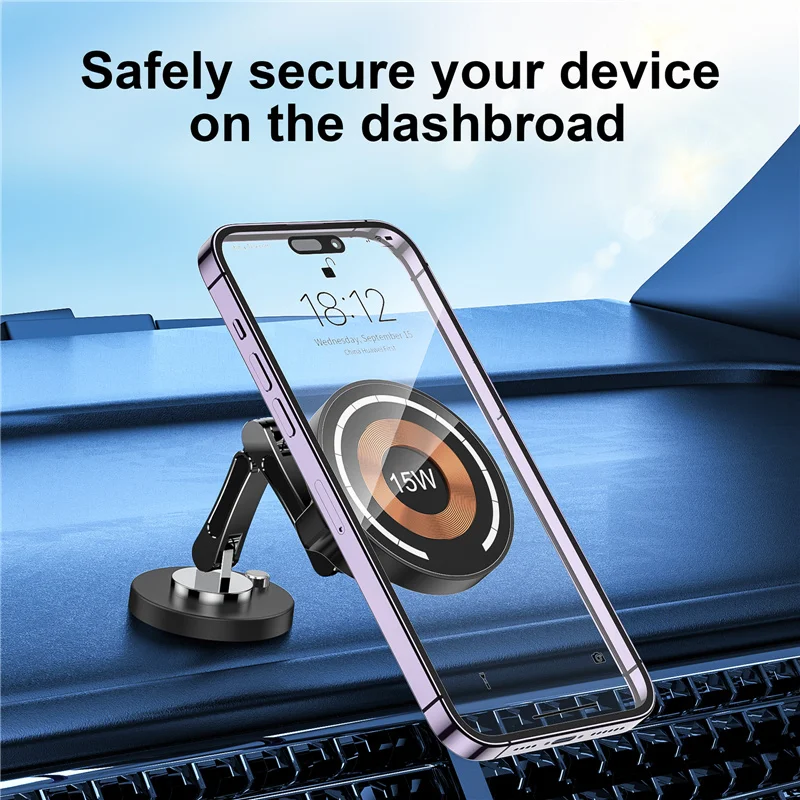 Dudukan Magnet pengisi daya ni - Wireless Car Charger Mount Fast Charging ulasan dan harga