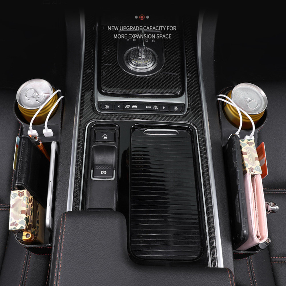 Kotak Penyimpanan Celah Kursi  - Seat Gap Filler Organizer With Usb Charger ulasan dan harga