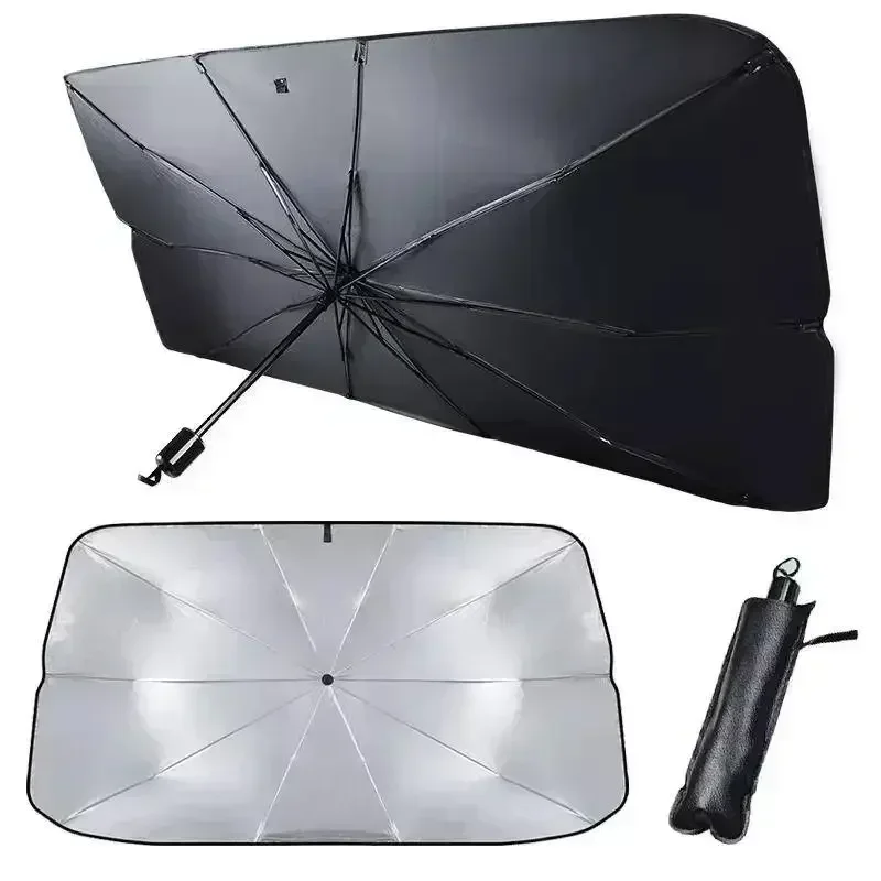 Payung Pelindung Matahari Mobi - Car Sunshade Windshield Umbrella Foldable ulasan dan harga