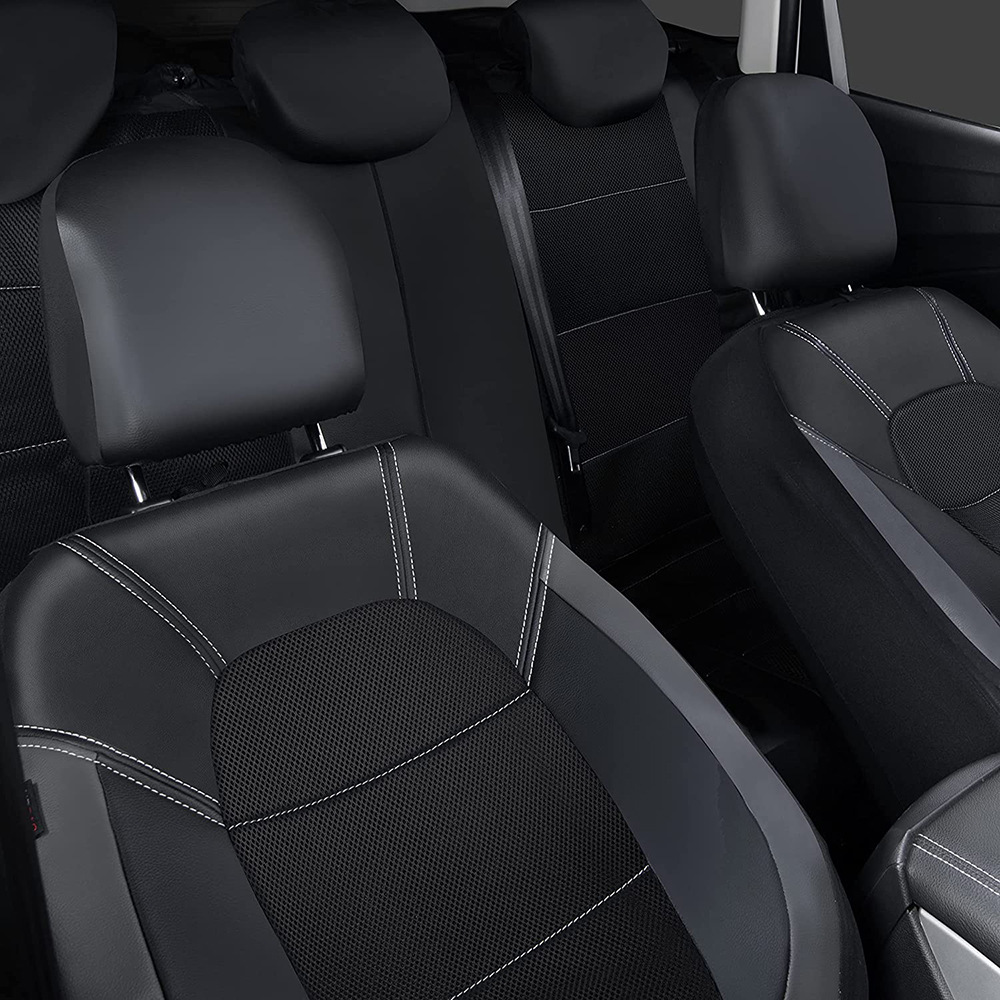 9 buah/set sarung jok mobil ku - Leather Car Seat Covers Full Set Universal ulasan dan harga