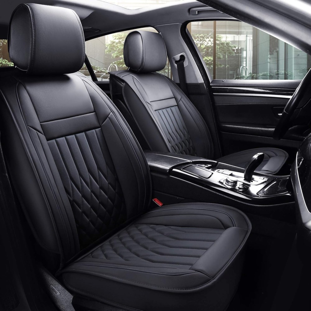5pcs Sarung Jok Mobil Set Leng - Leather Car Seat Covers Full Set Universal ulasan dan harga