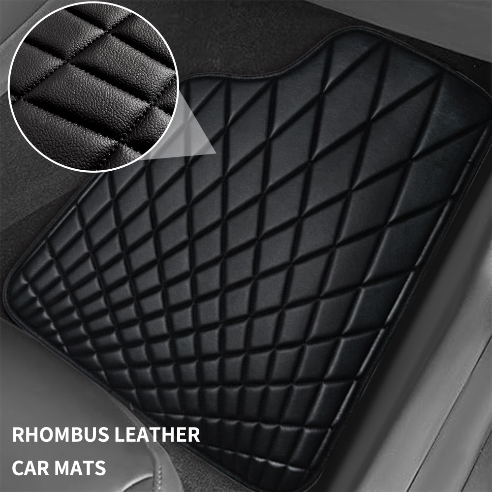 CAR PASS Universal 5PCS Karpet - Car Floor Mats Universal Waterproof Leather ulasan dan harga