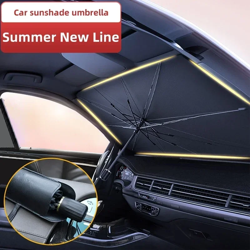Penutup Kaca Depan Mobil Lipat - Car Sunshade Windshield Umbrella Foldable ulasan dan harga