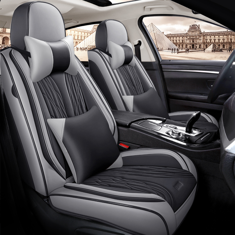 Sarung Jok Mobil Kulit Mewah D - Leather Car Seat Covers Full Set Universal ulasan dan harga
