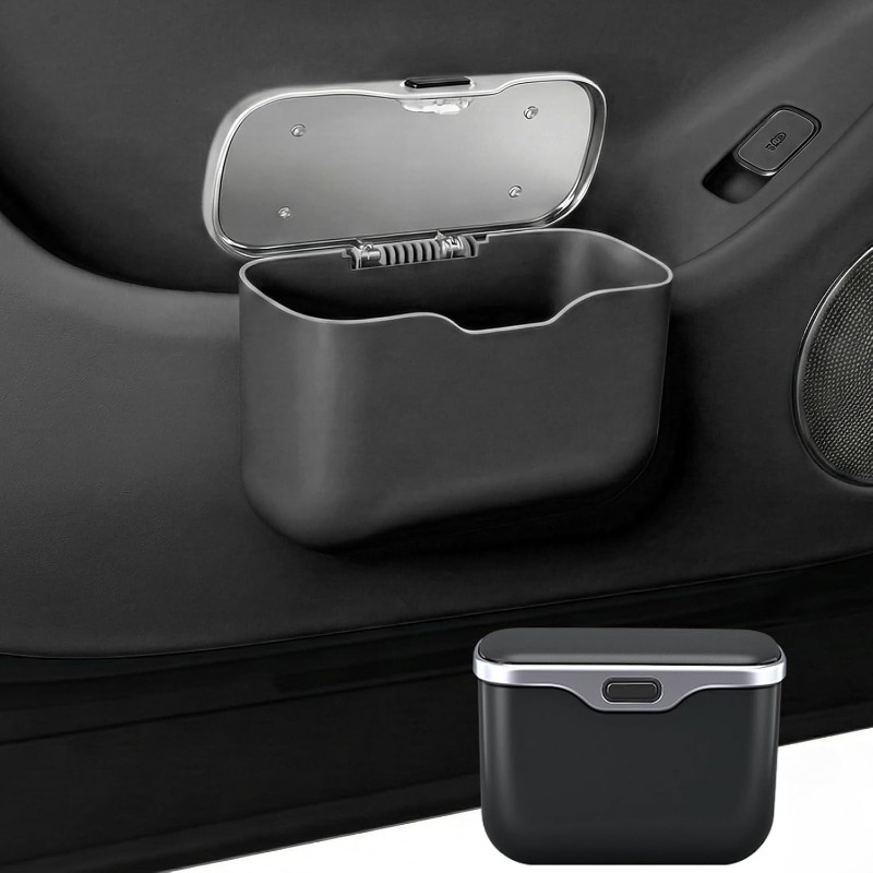 Tempat Sampah Mobil dengan Tut - Waterproof Car Trash Can With Lid ulasan dan harga