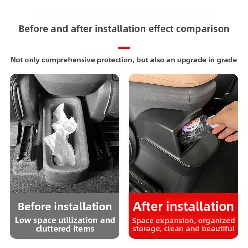Kotak Penyimpanan Belakang Sil - Waterproof Car Trash Can With Lid ulasan dan harga
