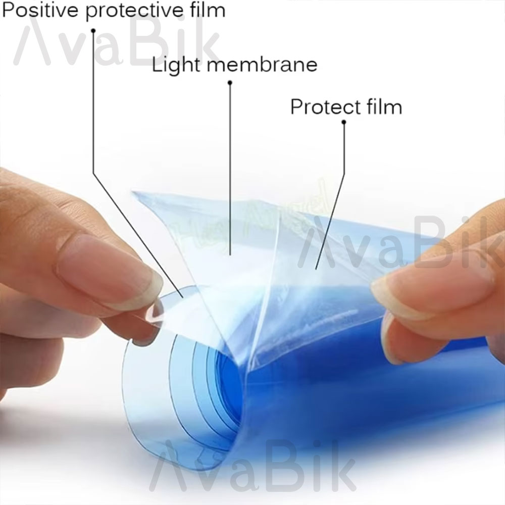 Film Warna Biru Lampu Depan Mo - Anti Glare Car Rearview Mirror Film ulasan dan harga